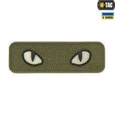 Патч Cat Eyes 3D PVC Олива