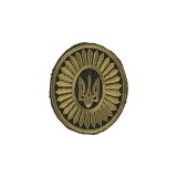 Кокарда "Горішок" (овал) без липучки Олива